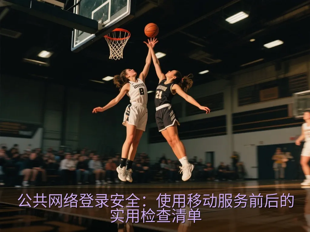 手机旁的简洁账号操作检查清单与网络图标编辑插图